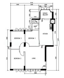 Blk 60 Marine Drive Gardens (Marine Parade), HDB 4 Rooms #542048901